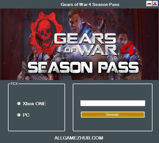 Gears of War 4 Season Pass Code